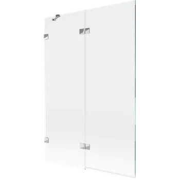 Vanová zástěna Mexen Lunar sprchová zástěna dvoukřídlá levá 120 x 150 cm, transparentní, chrom - 897-120-100-01-00-L Vanové zástěny