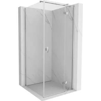 Mexen Mist-H T sprchová kabina výklopná pravá 110 x 110 cm, transparentní, chrom - 8A5T-110-110-01-00-P Sprchové kouty