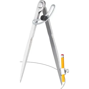 Kladivo Kružidlo pro práci se dřevem 30 cm Uhlíková ocel S nastavitelným úhlem nožiček a držákem na tužku Tesařské značení a měření