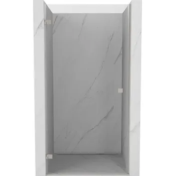 Mexen Lunar-B sprchové dveře otevíravé levé 70 cm, transparentní, kartáčovaný nikl - 832-070-000-97-00-L Sprchové dveře