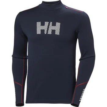 Pánské oblečení Pánské Termo tričko HELLY HANSEN LIFA MERINO MIDW LOGO 49543_597 – Tmavě modrá S