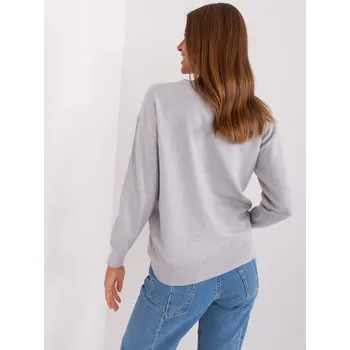 Dámský svetr Přepínač AT SW 2325.95P světle šedá jedna velikost