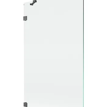 Vanová zástěna Mexen Lunar sprchová zástěna 1-křídlá 100 x 150 cm, transparentní, kartáčovaná zbraň šedá - 897-100-000-66-00 Vanové zástěny