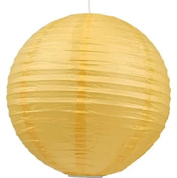 CANDELLUX LIGHTING Stínidlo na závěsnou lampu papírová koule 40 žlutá