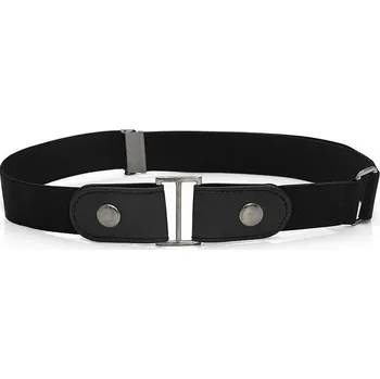 Opasek Elastický unisex opasek beze spony - černá