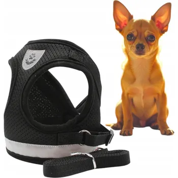 Obleček pro psa POSTROJE pro PRO PSA KOČKU - POHODLNÉ PRODYŠNÉ REFLEXNÍ BEZPEČNÉ XS