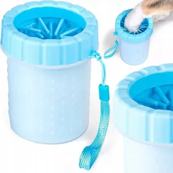 Kosmetika pro psa Silikonový kartáč na čištění psích tlapek, přenosný čistič zvířat