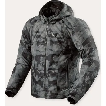 Moto bunda REVIT bunda FLARE 3 H2O camo dark grey - 4XL