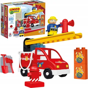 ostatní stavebnice STAVEBNICE UNICO 8546 ŽEBŘÍKOVÝ HASIČSKÝ VŮZ