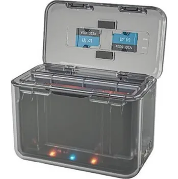 Sportovní kamera Insta360 X4 - Průhledná nabíječka SYMIK 2v1