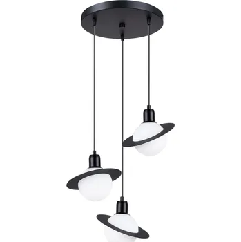 Sollux Lighting Závěsné svítidlo HYPERION 3P černé