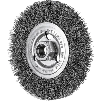 Pferd 43502201 | Rotační kartáč pro úhlovou brusku zvlněný drát POS RBU 11512/M14 ST 0,30