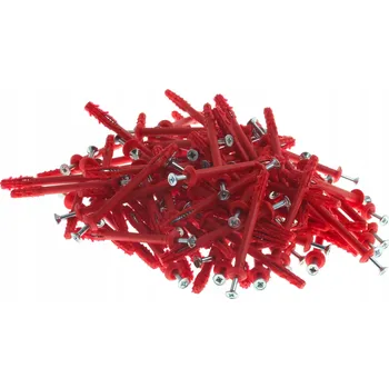 Hmoždinka HMOŽDINKY PRO RYCHLOU MONTÁŽ S LÍMCEM, TALÍŘOVÁ HMOŽDINKA HCP 6x80 mm, 100 kusů