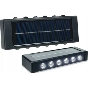 Nástěnné svítidlo Zahradní nástěnné svítidlo Decorya černé, integrovaný LED zdroj 2 W