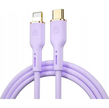 Datový kabel Kabel WIWU USB-C - Apple Lightning 1,2 m fialový