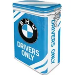 NOSTALGIC ART dóza BMW Drivers Only blue