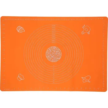 Kuchyňský vál Silikonový vál podložka na válení a hnětení těsta velká 50x40 cm