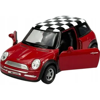autíčko WELLY MINI COOPER ČERVENÝ 1:34 NOVÝ KOVOVÝ MODEL 49766
