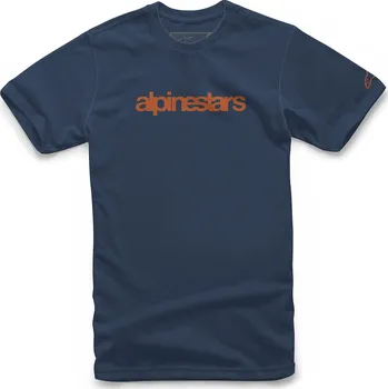 Pánské tričko ALPINESTARS triko HERITAGE LOGO navy/rust - L