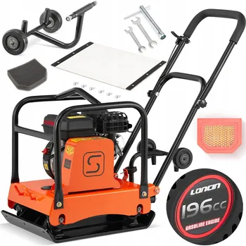 hutnicí technika Vibrační deska Schwartzmann 6,5 HP 90 kg 20 kN