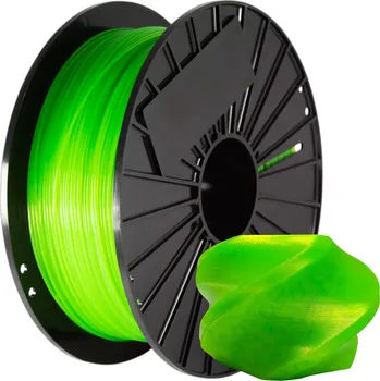 Filament Filament TPU ZELENÝ TRANSPARENTNÍ 1,75mm 1kg F3D