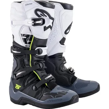 Moto obuv ALPINESTARS boty TECH 5 black/dark grey/white - 49,5/14