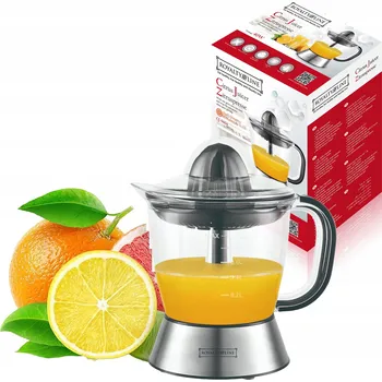 Lis na citrusy Odšťavňovač na citrusy Royalty Line CJ-9404 stříbrný/šedý 40 W