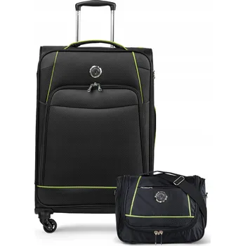 PUCCINI Sada CESTOVNÍCH KUFRŮ Měkké Střední + Kufřík 2v1