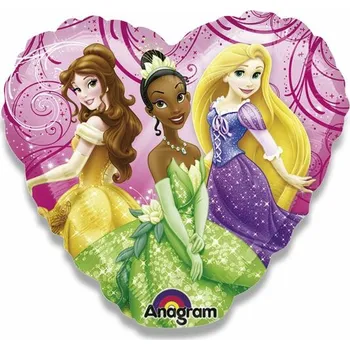 Balónek Amscan Fóliový party balónek, různé motivy Motiv: Princezny