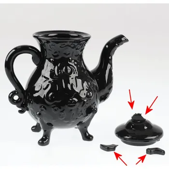 Konvice na čaj konvice Black - POŠKOZENÉ