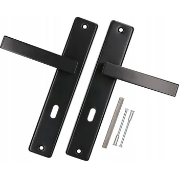 Dveřní kování Interiérová klika Kotarbau Dlouhá, Štítek s otvorem pro klíč