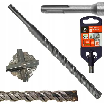 Vrták VRTÁK DO BETONU FI 20x260 mm SDS BETONU ARMOVANÉHO ZDIVA SDS-PLUS KŘÍŽOVÝ