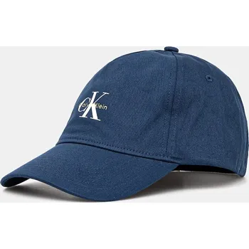 Kšiltovka Bavlněná baseballová čepice Calvin Klein Jeans LV04G5032G námořnická modř 59X, vel. ONE SIZE