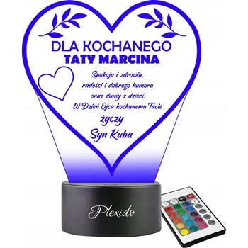 Lampička Noční lampa Plexido vícebarevná