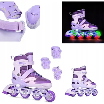 Kolečkové brusle Nastavitelné brusle 2v1 + chrániče Nils Extreme vel. L 39-42