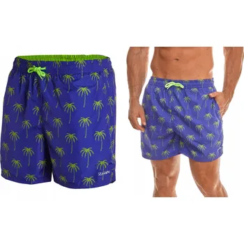 Pánské kraťasy Pánské plážové šortky Zagano modré XL