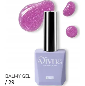 Lak na nehty DIVNA Balmy Gel 29 gel v lahvičce/kelímku s třpytkami 13 ml na nehty