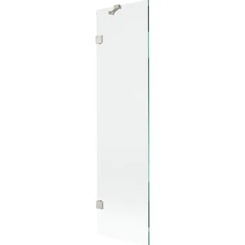 Vanová zástěna Mexen Lunar sprchová zástěna 1-křídlová 50 x 150 cm, transparentní, kartáčovaný nikl - 897-050-000-97-00 Vanové zástěny