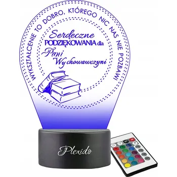 Lampička Noční lampa Plexido vícebarevná