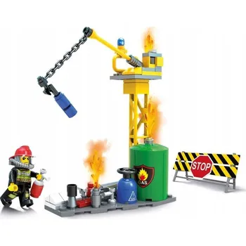 ostatní stavebnice Stavebnice Blocki MyFireBrigade Požár 75 dílů