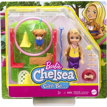 Panenka Barbie Chelsea - Panenka Kariéra Trenérka psů GTN62