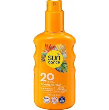 Přípravek na opalování Sprej na opalování Sundance SPF 20, 200 ml
