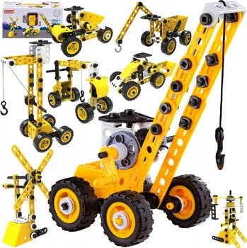 ostatní stavebnice STAVEBNÍ STAVEBNICE VOZIDLA STAVEBNÍ STROJE PRO DĚTI VÁNOČNÍ DÁREK