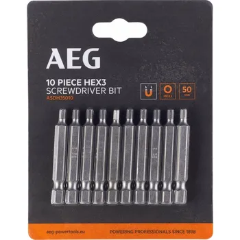 Bit AEG Bity 50mm Hex 3 10 Ks.ASDH35010