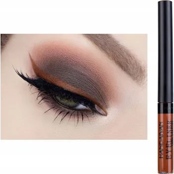 Oční linky Precizní tekutá oční linka v peru matná linka kočičí oko Hnědá #6