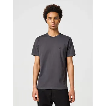 Pánské tričko WRANGLER® PÁNSKÉ TRIKO SS SIGN OFF -SEPRANÁ ČERNÁ XL