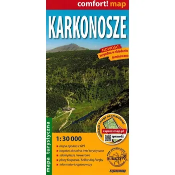 Karkonosze. Laminowana mapa turystyczna, 1:30 000 Kolektiv autorů