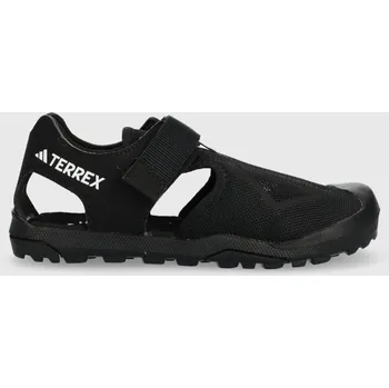 Dívčí sandály Dětské sandály adidas TERREX TERREX CAPTAIN TOEY černá barva HQ5835 99X, EUR 38