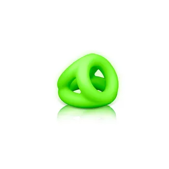 Ouch! Glow in the Dark Cock Ring & Ball Strap 732