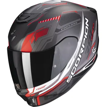 Motodoplněk SCORPION přilba EXO-391 Haut matt black/silver/red - S